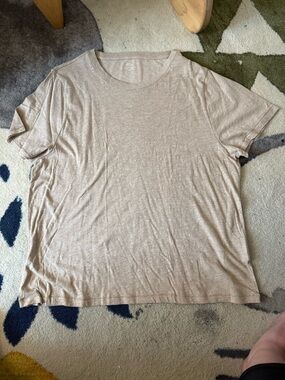 Jcrew | Light Beige Basic Tee - Soft Short Sleeve Top
